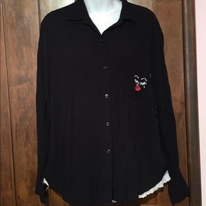 vans oversized blouse